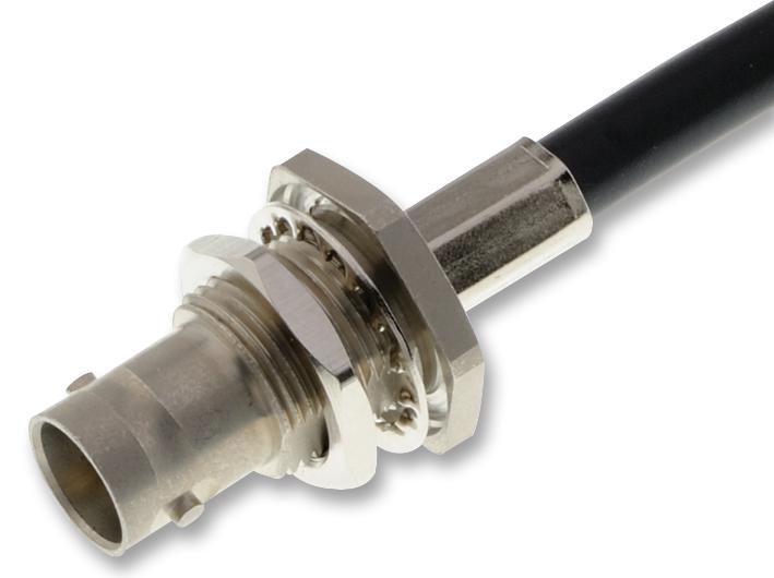 Radiall R142334700 Rf Coaxial, Bnc, Straight Jack, 75Ohm