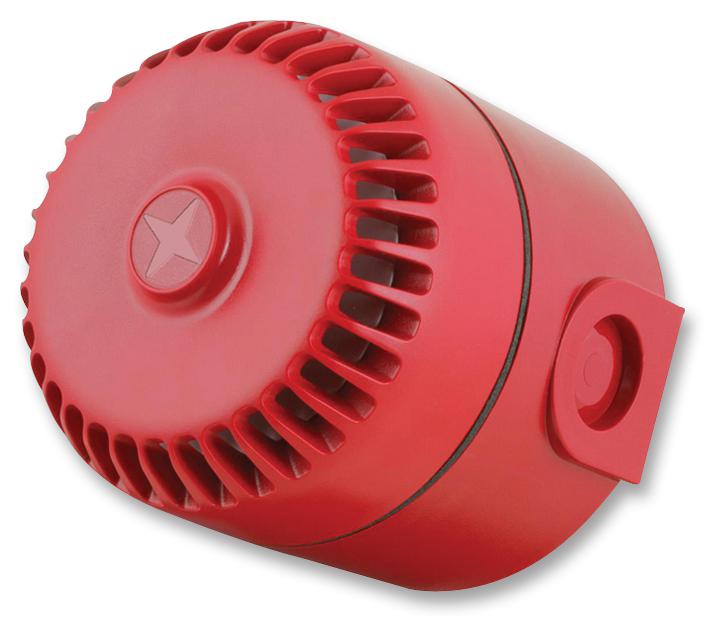 Fulleon Rolp/r/mains Base Sounder, Rolp/r, Red, Deep, 230V