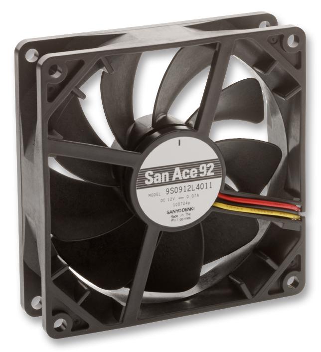 Sanyo Denki 9S0912F4011 Fan, Silent, 92Mm, 12V, Fast Speed