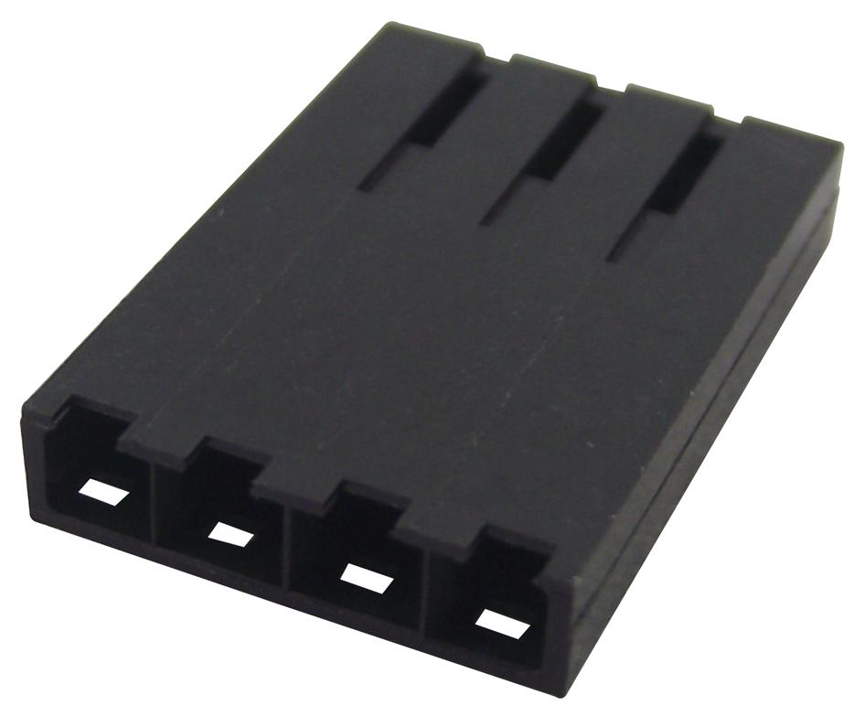 Molex / Partner Stock 50-57-9004 Connector Housing, Rcpt, 4Pos, 2.54Mm