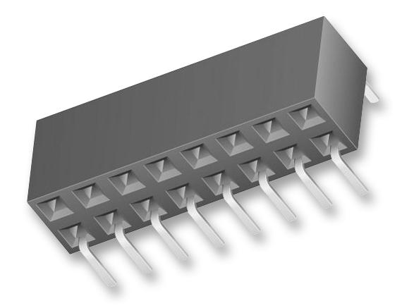 Samtec Bcs-125-L-D-He Socket, 2.54Mm, Horizontal, 2X25Way