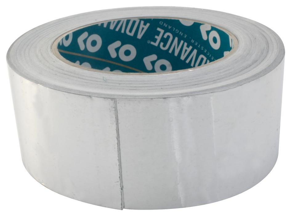 Advance Tapes At502 Silver 45M X 50Mm Tape, Aluminium Foil, 45M X 50Mm