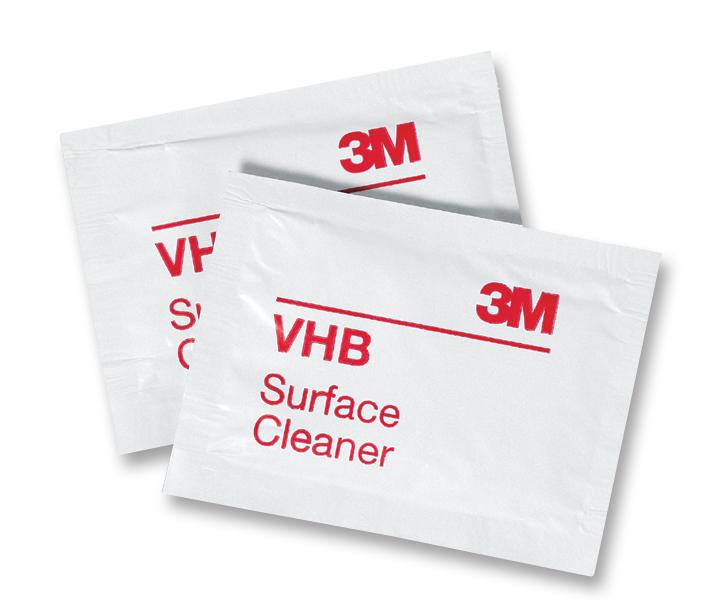 3M Vhb Sachets Vhb Surface Cleaner Sachets X 100, Pk100