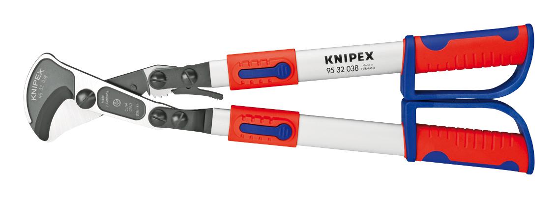 Knipex 95 32 038 Cable Cutter, Ratchet, Telescop.handle