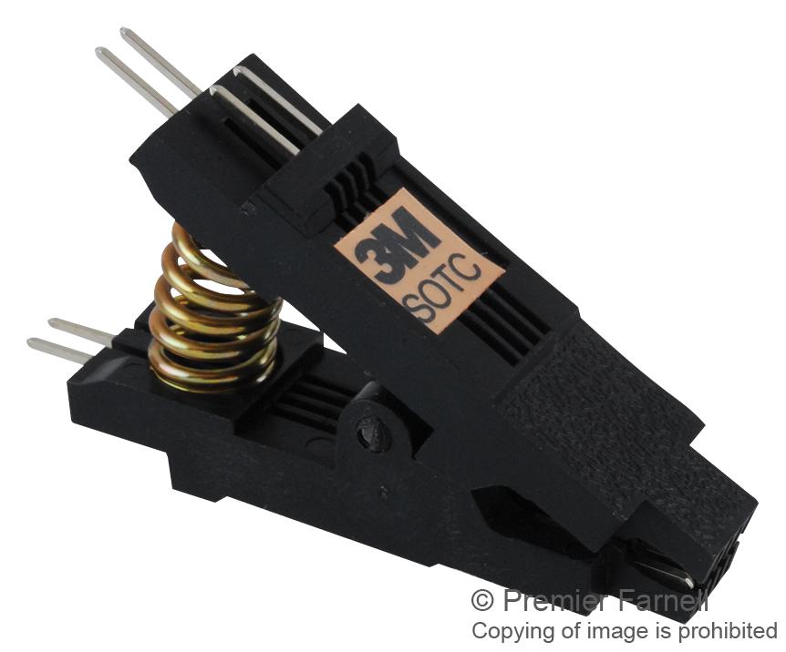 3M 923650-08 Test Clip, 8Way, Soic, 923 Series