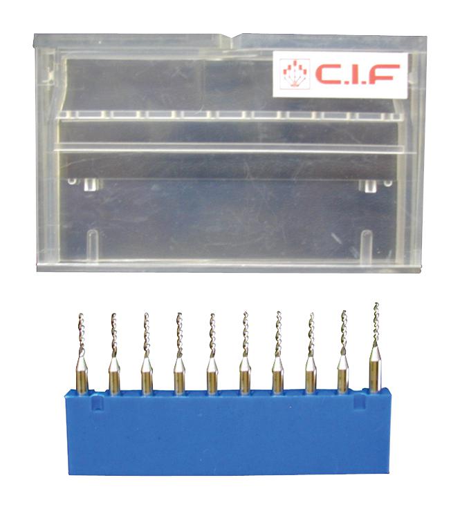 Cif Du64.10 Drill, Carbide, Ã 0.4Mm, 10Pcs