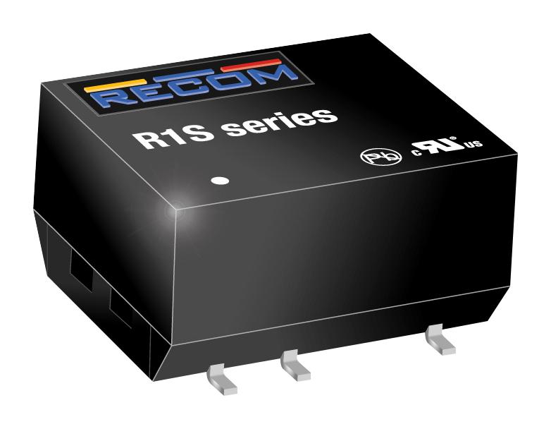 Recom Power R1S-053.3 Dc-Dc Converter, 3.3V, 0.303A