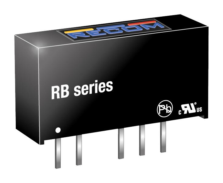 Recom Power Rb-2412D Dc/dc, Unreg, 1W, 1Kv, +/-12V, Dual