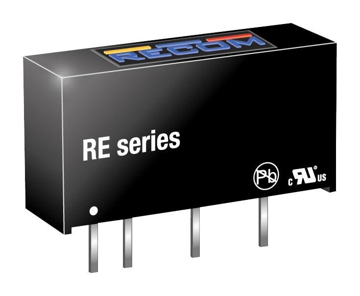 Recom Power Re-2405S Dc/dc, Unreg, 1W, 1Kv, 5V, Sip7