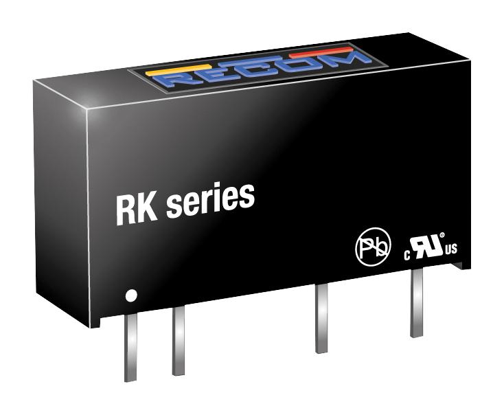 Recom Power Rk-0505S Dc/dc, Unreg, 1W, 3Kv,  5V, Sip7