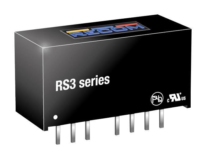 Recom Power Rs3-2405S Converter, Dc/dc, 3W, 05V, Sip8