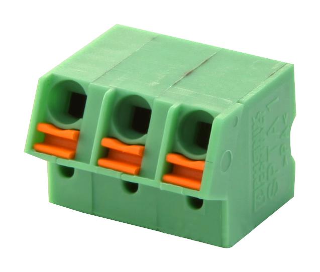 Phoenix Contact 1752227 Terminal Block, Wire To Brd, 3Pos, 16Awg