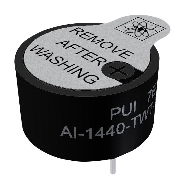 Pui Audio Ai-1440-Twt-12V-R Buzzer,piezo,12Vdc,14Mm,pcb Mnt