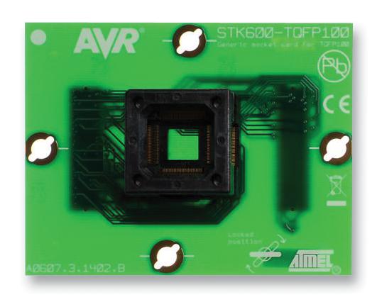 Microchip Atstk600-Sc03 Card, Atstk600, 0.5Mm Pitch, 100Qfp