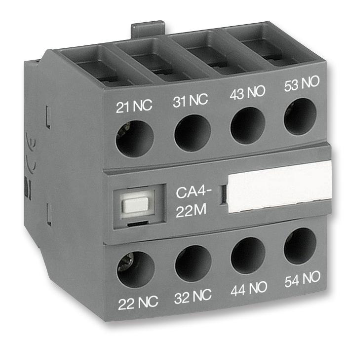 Abb Ca4-04M Contact Block,aux,front,4Nc