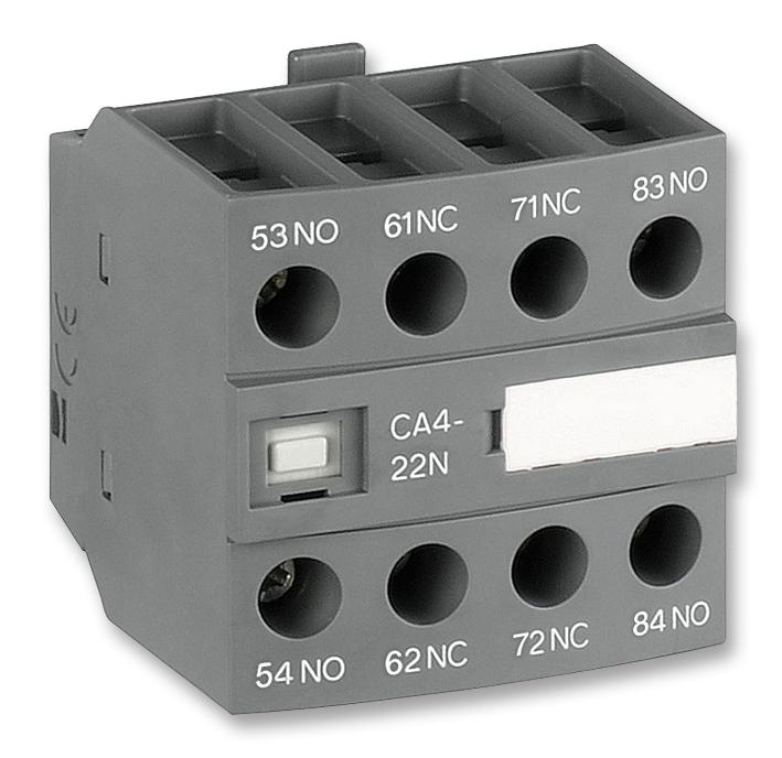 Abb Ca4-22N Contact Block,aux,frt,2No+2Nc