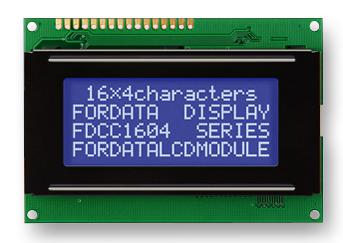 Fordata Fc1604A04-Nswbbw-91Se Display, Alphanumeric, 16X4, White