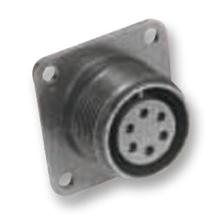 Amphenol Industrial 97-3102A12S-6S Circular Connector, Rcpt, 12S-6, Flange