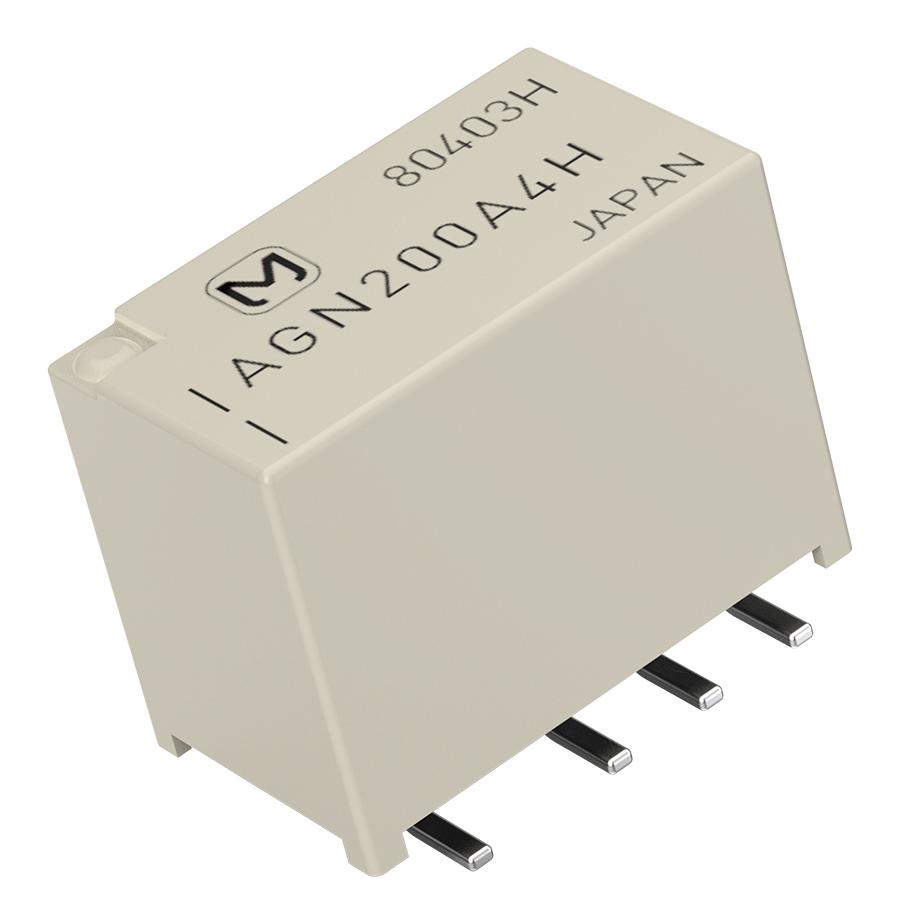 Panasonic Agn200A4Hz Signal Relay, Dpdt, 4.5Vdc, 1A, Smd