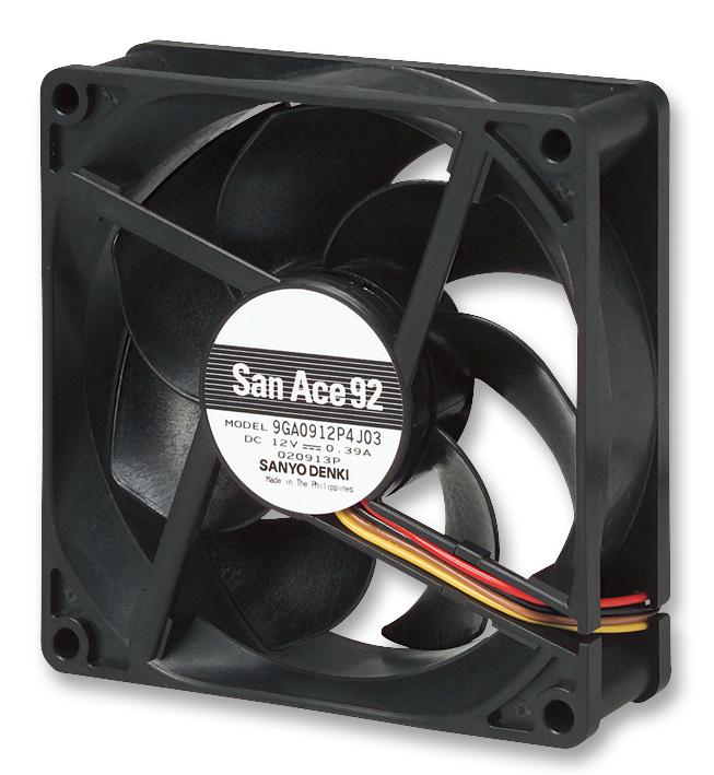 Sanyo Denki 9Ga0912P4G03 Fan,  Low Power,  92X25Mm, 12V