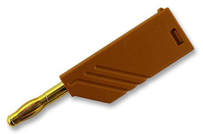 Hirschmann Test And Measurement 934100705 Test Plug, 4Mm, Brown, Kun