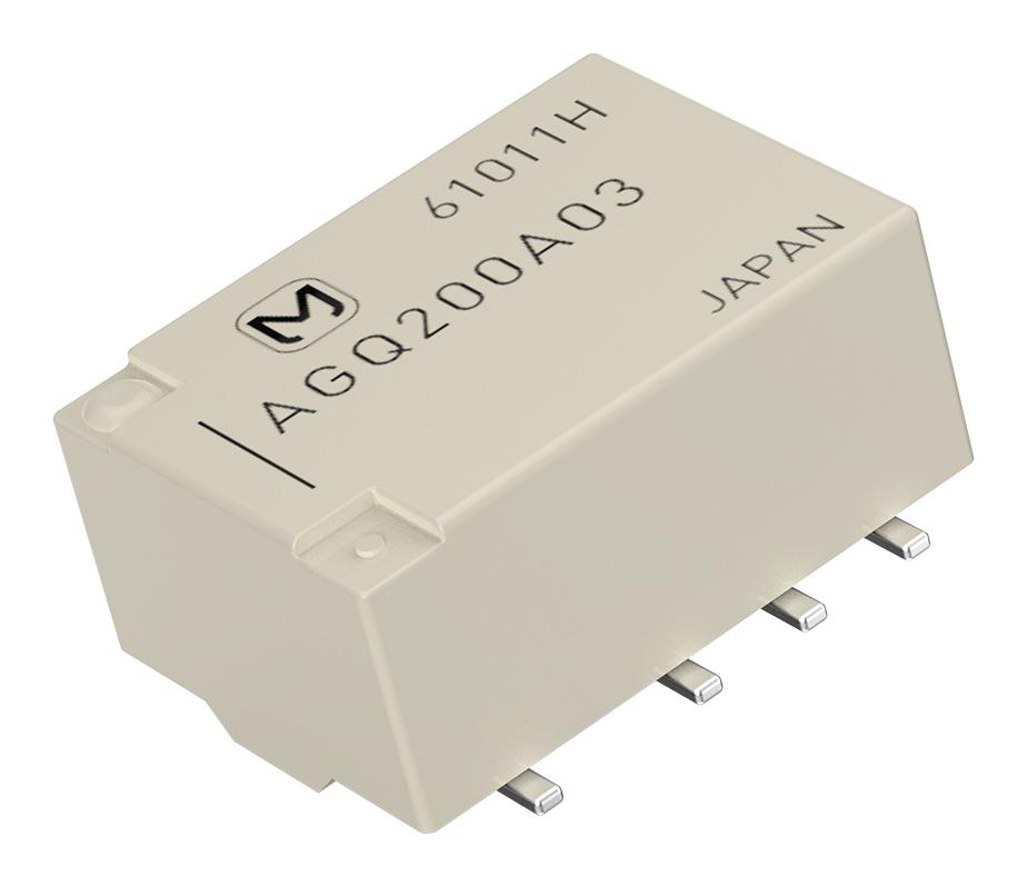 Panasonic Agq200S24Z Signal Relay, Dpdt, 2A, 24Vdc, Smd