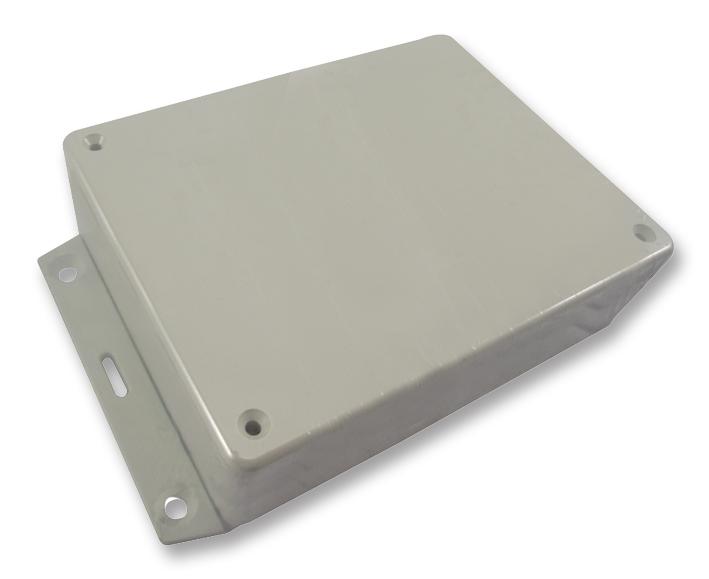 Hammond 1591Gf2Sgy Enclosure, Abs, 1591, Flanged, Grey