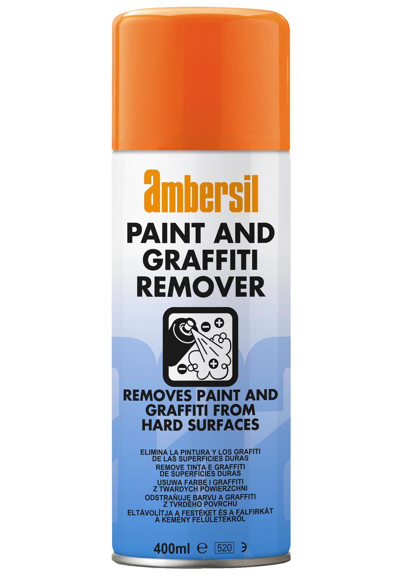 Ambersil Paint & Graffiti Remover, 400Ml Cleaner, Paint Remover, Aerosol, 400Ml