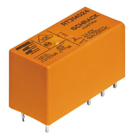 Schrack - Te Connectivity Rtd14005Ap Relay, Spdt, 250Vac, 16A