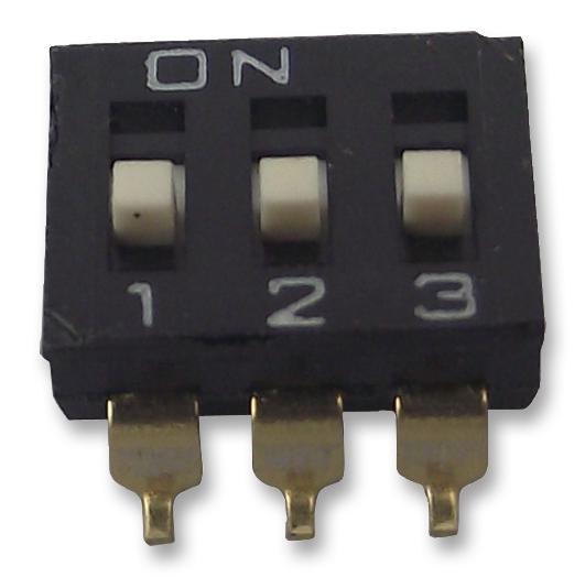 Omron Electronic Components A6S3104H Switch, Dip, Raised Actuator, 3 Way