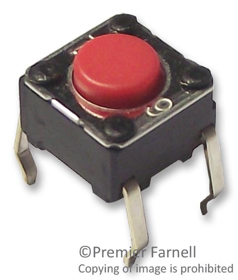 Omron Electronic Components B3F1006 Switch, Flat, 6X6X4.3, 560Gf