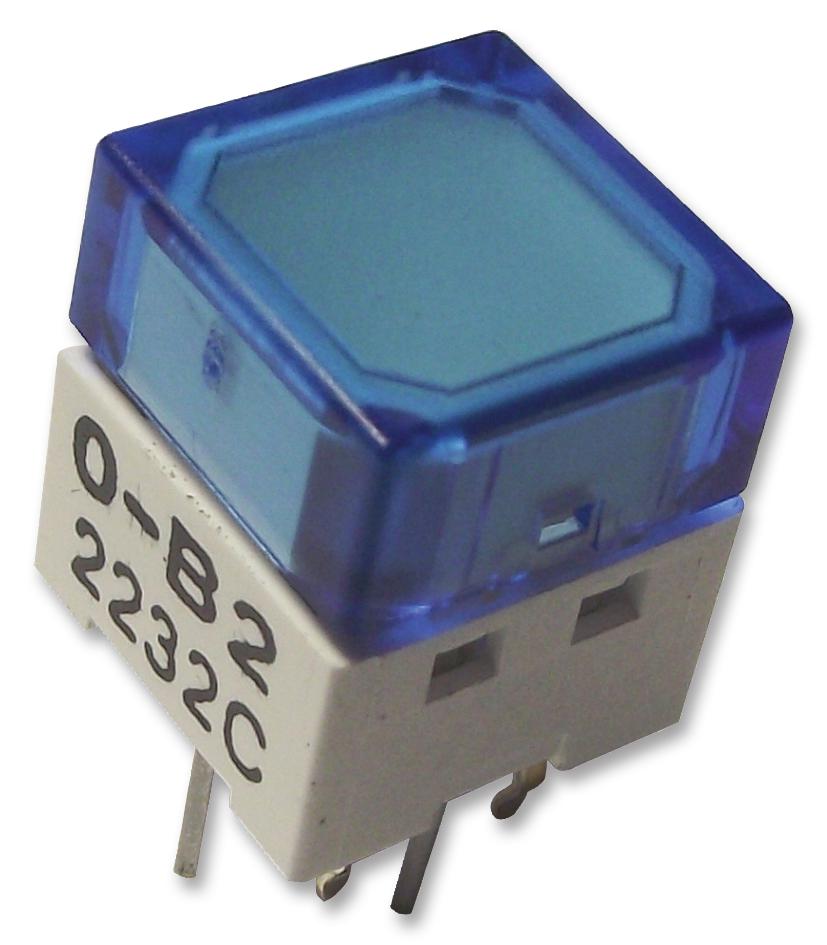 Omron Electronic Components B3W9000B2B Switch, Ill, Blue, 2X Blue Leds