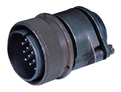 Amphenol Industrial Sg3106E24-27P Connector, Circular, Size 24, 7Way