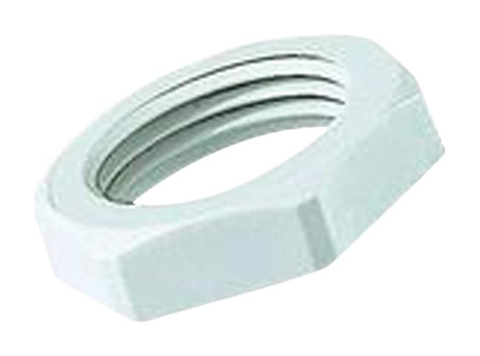 Hylec Ln207035 Locknut, Nylon, M20, Lt Grey