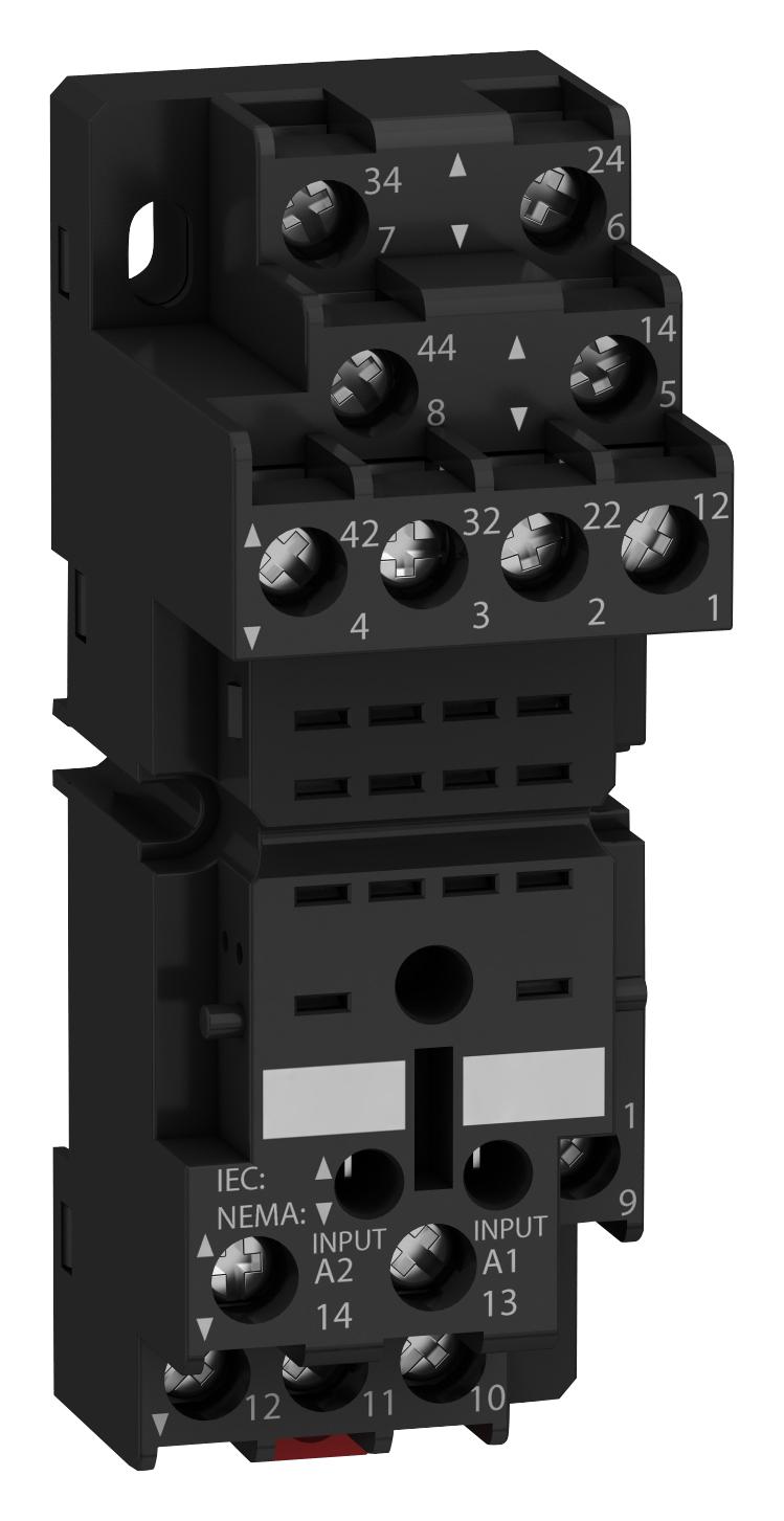 Schneider Electric Rxze2M114 Socket, 4Co, Screw Term, For Rxm2/4