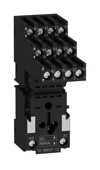 Schneider Electric Rxze2S114M Socket, 4Co, Connector Term, For Rxm4