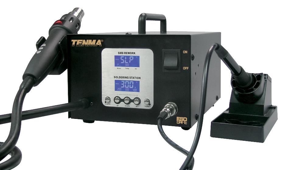 Tenma 21-10130 Uk+Eu Rework Station, 900W, 220V, Uk/eu