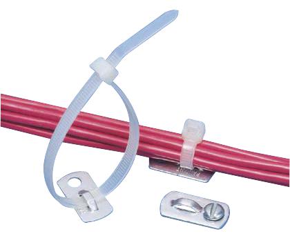 Panduit Mbms-S10-Cy Cable Tie Mount, Aluminium, Natural