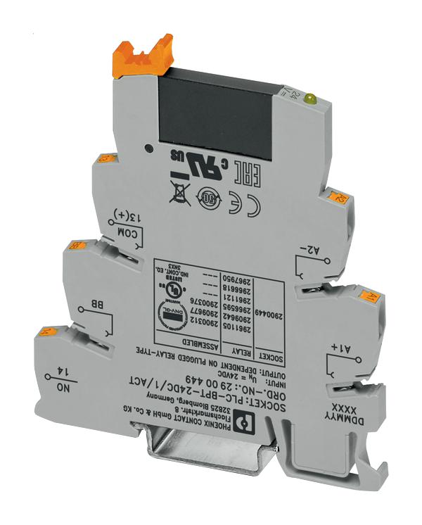 Phoenix Contact 2900376 Plc Optocoupler, D/rail, 24Dc/24Dc