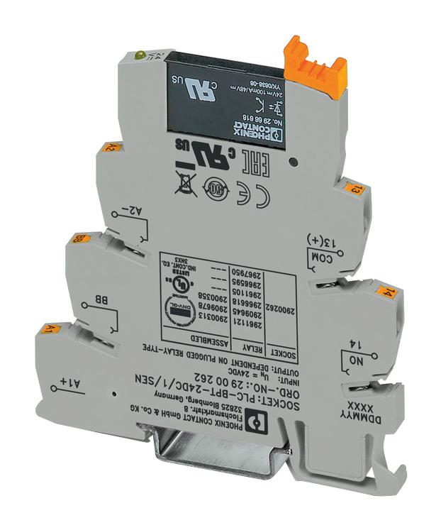 Phoenix Contact 2900358 Plc Optocoupler, D/rail, 24Dc/48Dc