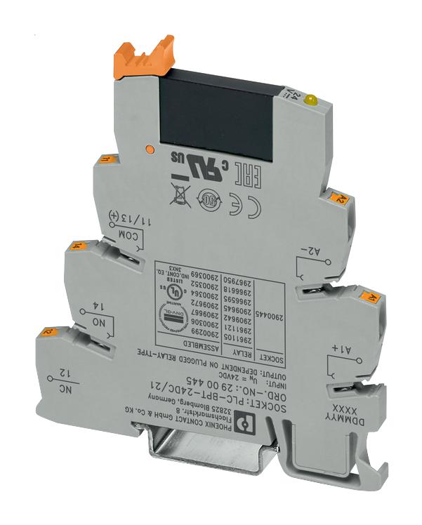 Phoenix Contact 2900369 Plc Optocoupler, D/rail, 24Dc/230Ac