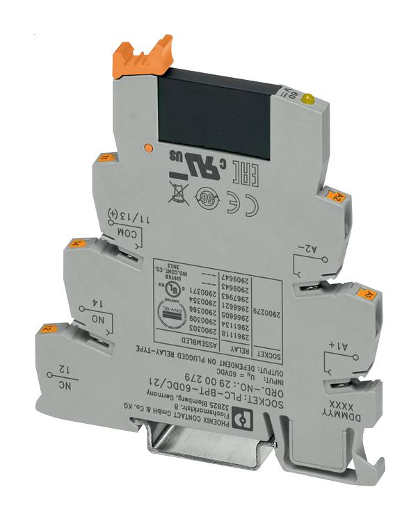 Phoenix Contact 2900354 Plc Optocoupler, D/rail, 60Dc/48Dc