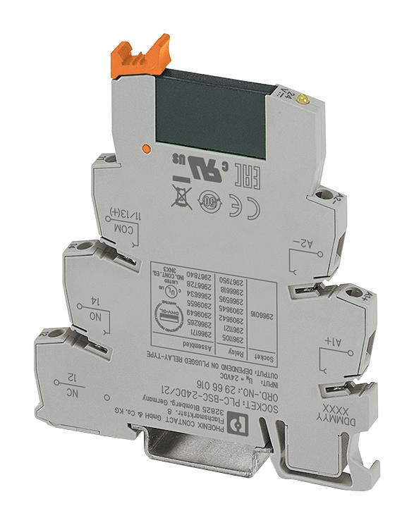 Phoenix Contact 2966728 Plc Optocoupler, D/rail, 24Dc/48Dc