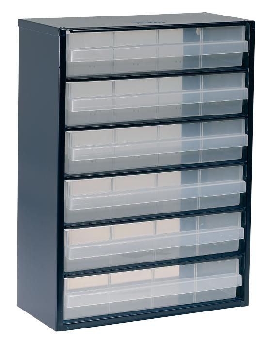 Raaco 137485 Steel Cabinet 906.03, With 6 Drawers