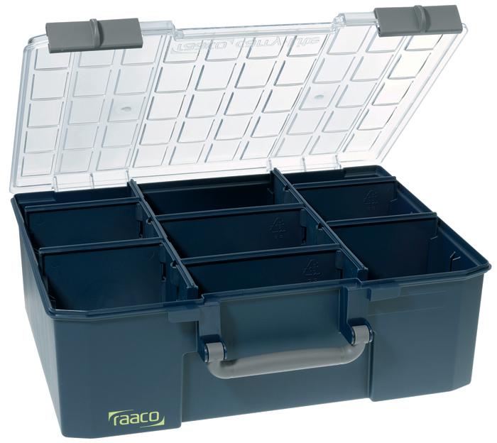 Raaco 136341 Box, Carrylite 150-9, 8 Dividers,