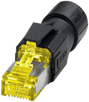 Phoenix Contact Vs-08-Rj45-10G/q Plug, Rj45, Cat6A, Ip20, 8Way