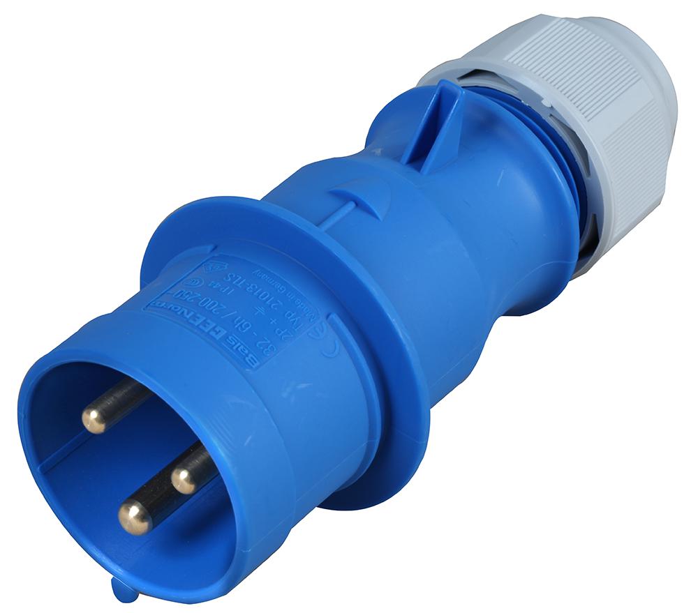 Ceenorm 21013-Tls Plug, Free, 240V, 32A, 2P+E