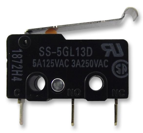 Omron Electronic Components Ss-3Gl13Pd By Omz Microsw, Spdt, 3A, 125Vac, Tht