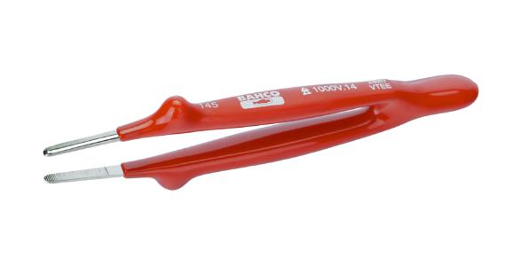 Bahco 2820Vtee Tweezers, Insulated, 1000V, 150Mm