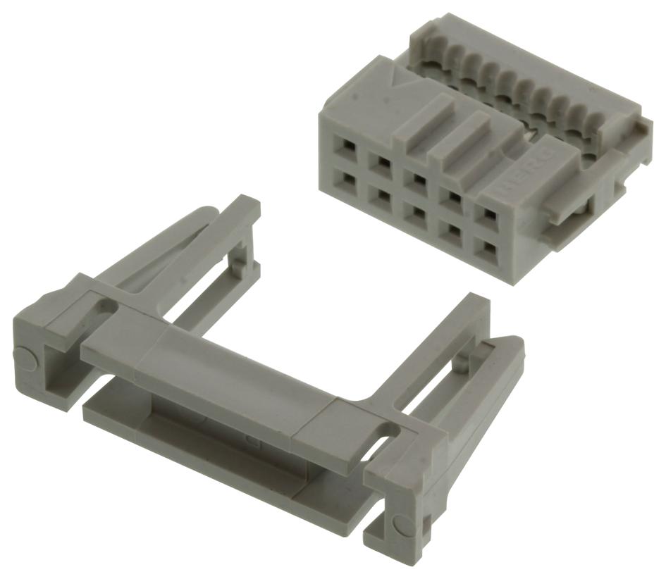 Amphenol Communications Solutions 71600-610Lf Connector, Receptacle, 2.54Mm, 10Way